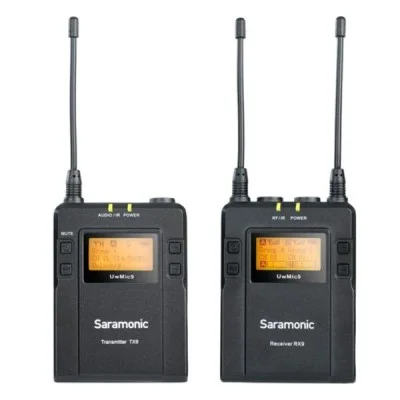 Saramonic Kit 1 Advanced Wireless UHF Lavalier System w/ Dual Receiver, Li-Ion Power, Hard Case & More
